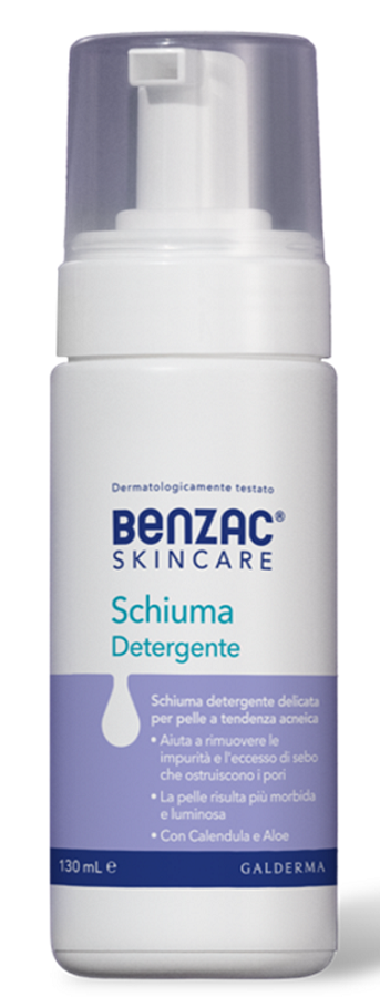 BENZAC SKINCARE SCHIUMA DETERGENTE 130 ML - Farmacia-flash.it