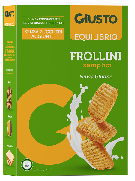 GIUSTO SENZA GLUTINE FROLLINI SEMPLICI 250 G - Farmacia-flash.it