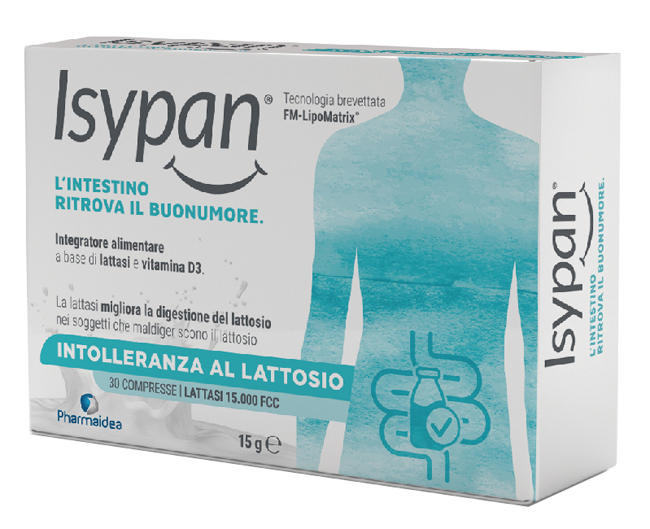ISYPAN INTOLLERANZA LATTOSIO 30 COMPRESSE - Farmacia-flash.it
