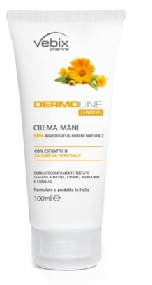 VEBIX DERMOLINE CREMA MANI CALENDULA 100 ML - Farmacia-flash.it