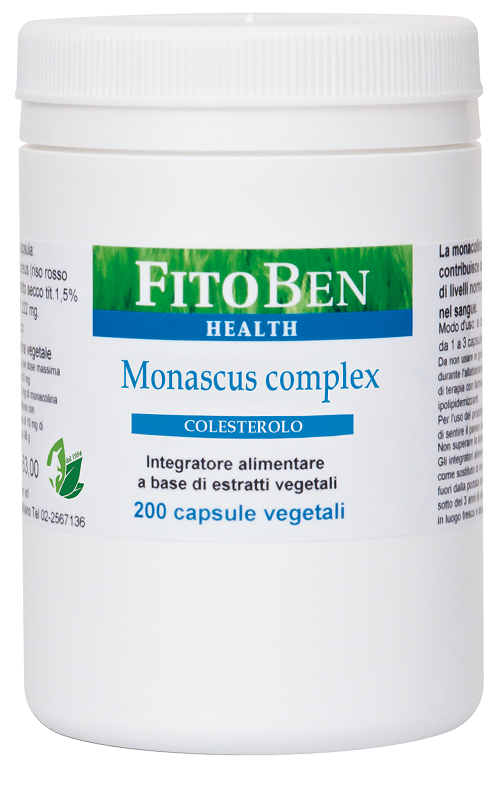 MONASCUS COMPLEX 200 CAPSULE - Farmacia-flash.it