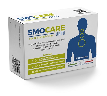 SMOCARE FUMATORI URTO 20 COMPRESSE CON N-ACETILCISTEINA - Farmacia-flash.it