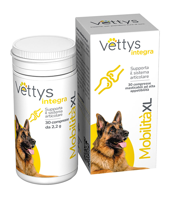 VETTYS INTEGRA MOBILITA' XL CANE 30 COMPRESSE MASTICABILI - Farmacia-flash.it
