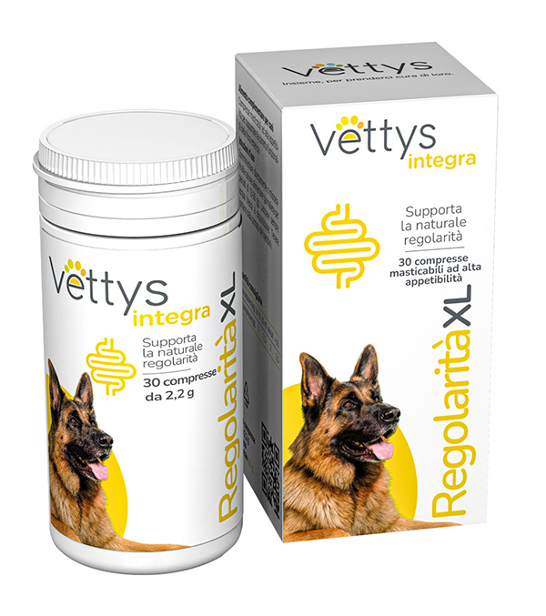 VETTYS INTEGRA REGOLARITA' XL CANE 30 COMPRESSE MASTICABILI - Farmacia-flash.it