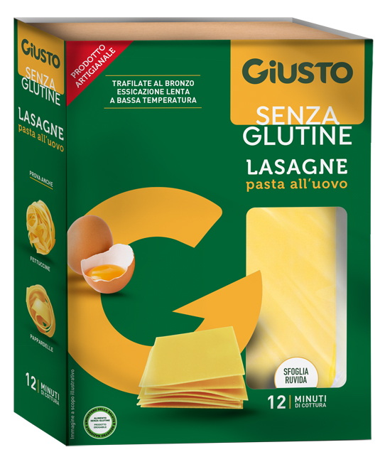 GIUSTO SENZA GLUTINE SFOGLIE LASAGNE 200 G - Farmacia-flash.it