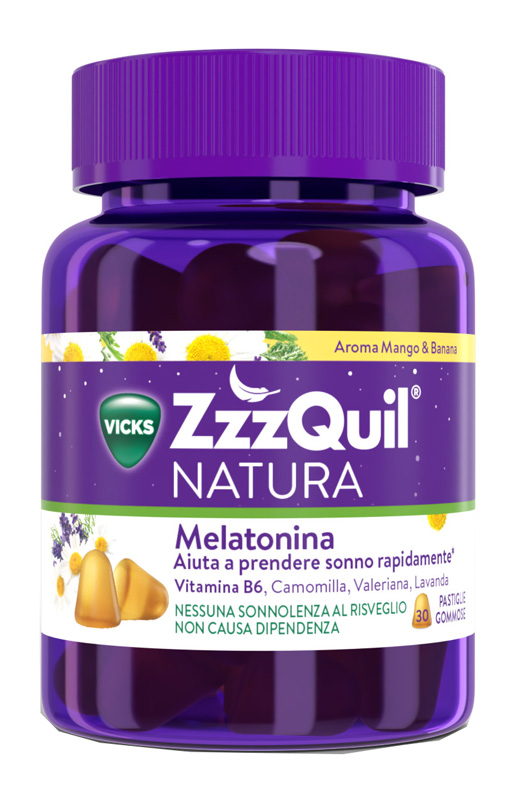 ZZZQUIL NATURA MANGO & BANANA 30 PASTIGLIE GOMMOSE - Farmacia-flash.it