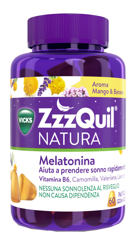 ZZZQUIL NATURA MANGO & BANANA 60 PASTIGLIE GOMMOSE - Farmacia-flash.it