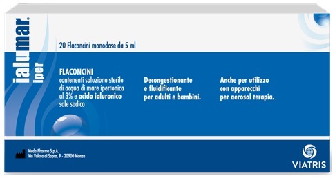 SOLUZIONE IPERTONICA 3% IALUMAR 20 FLACONCINI DA 5 ML - Farmacia-flash.it