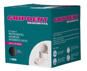 GRIPDENT VASCHETTA PORTA PROTESI DENTALI ED APPARECCHI ORTODONTICI - Farmacia-flash.it