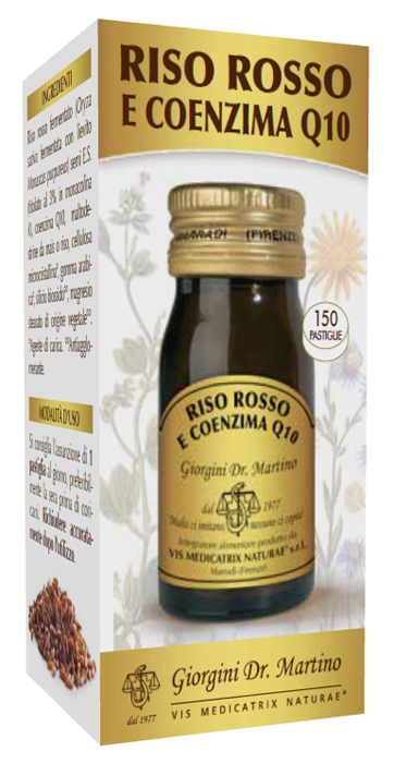 RISO ROSSO E COENZIMA Q10 30 G 150 PASTIGLIE - Farmacia-flash.it