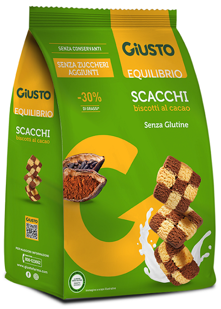 GIUSTO SENZA GLUTINE SCACCHI EQUILIBRIO 250 G - Farmacia-flash.it