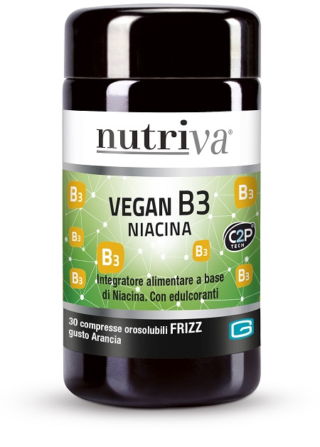 NUTRIVA VEGAN B3 FIZZ 30 COMPRESSE ARANCIA - Farmacia-flash.it