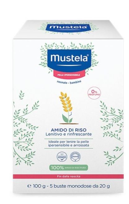 MUSTELA AMIDO DI RISO 100 G - Farmacia-flash.it