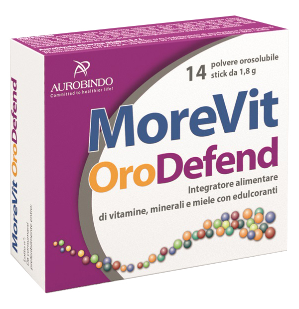 MOREVIT ORODEFEND 14 STICK 1,8 G CON EDULCORANTI - Farmacia-flash.it