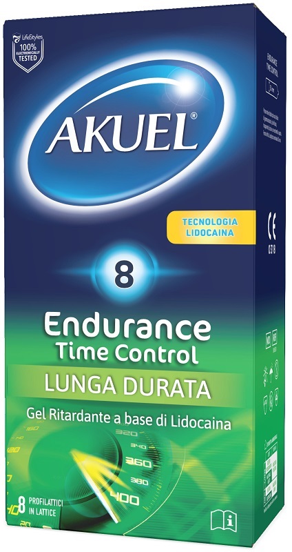 PROFILATTICO AKUEL ENDURANCE TIME CONTROL 8 PEZZI - Farmacia-flash.it