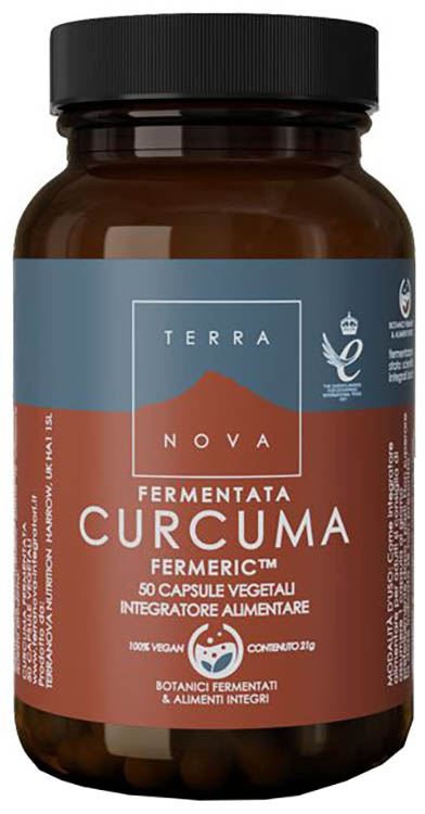 TERRANOVA CURCUMA FERMENTATA 50 CAPSULE - Farmacia-flash.it