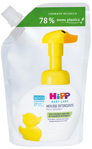 HIPP BABY CARE RICARICA MOUSSE DETERGENTE PAPERELLA FUN 250 ML - Farmacia-flash.it
