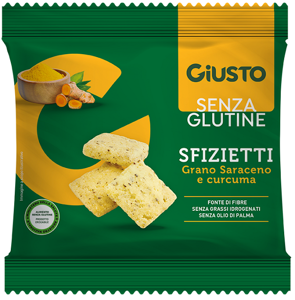 GIUSTO SENZA GLUTINE SFIZIETTI GRANO SARACENO 40 G - Farmacia-flash.it
