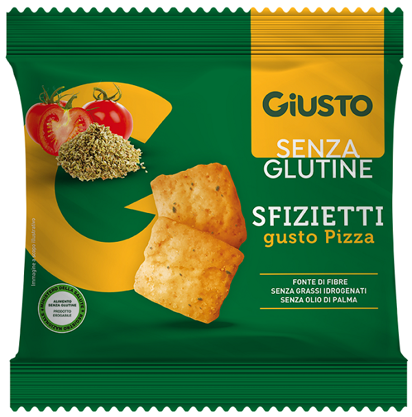 GIUSTO SENZA GLUTINE SFIZIETTI PIZZA 40 G - Farmacia-flash.it