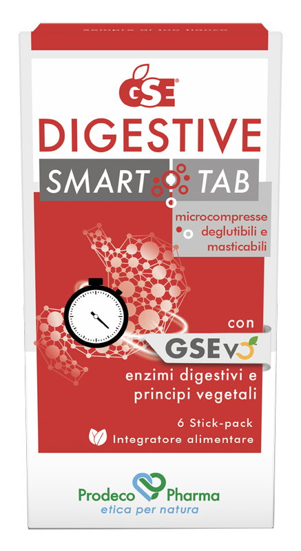 GSE DIGESTIVE SMART TAB 6 STICK PACK - Farmacia-flash.it