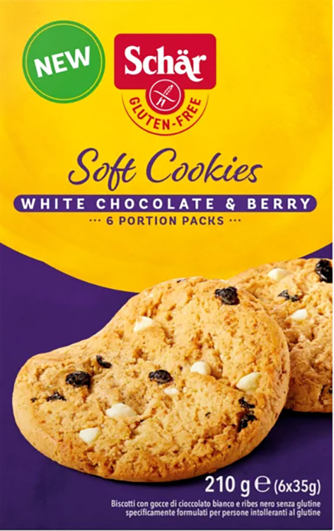 SCHAR SOFT COOKIE WHITE CHOCOLATE 210 G - Farmacia-flash.it