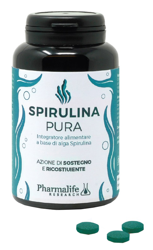 SPIRULINA PURA 180 COMPRESSE - Farmacia-flash.it