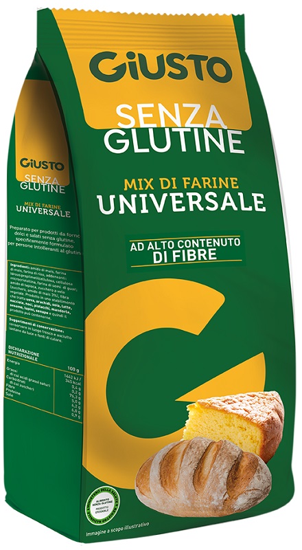 GIUSTO SENZA GLUTINE MIX DI FARINE UNIVERSALE 500 G - Farmacia-flash.it