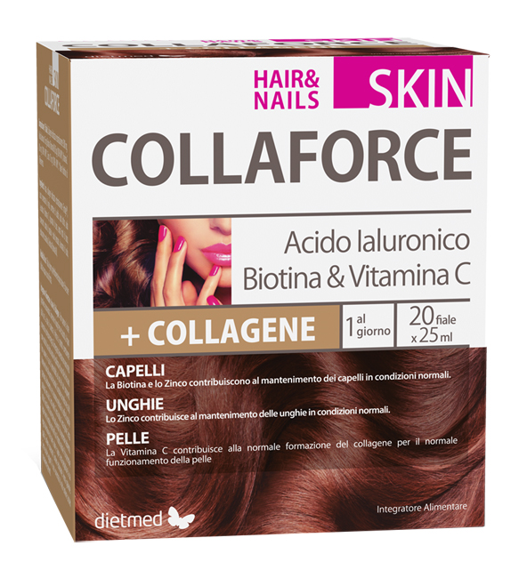 COLLAFORCE SKIN HAIR & NAILS 20 FIALE DA 25 ML - Farmacia-flash.it