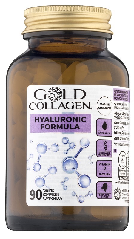 GOLD COLLAGEN HYALURONIC 90 COMPRESSE - Farmacia-flash.it