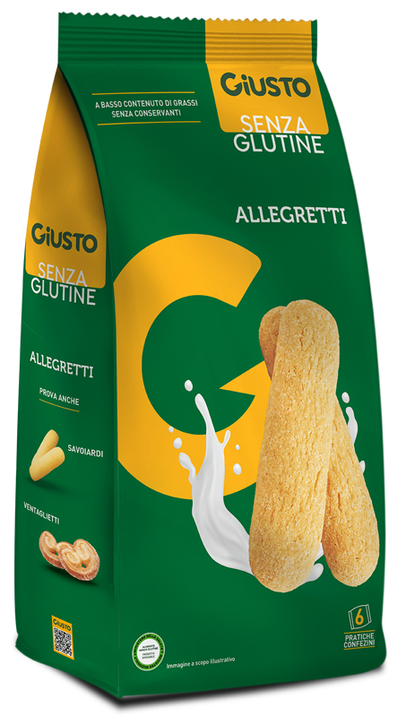 GIUSTO SENZA GLUTINE ALLEGRETTI 180 G - Farmacia-flash.it
