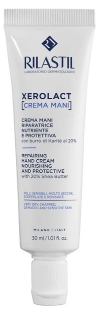 RILASTIL XEROLACT CREMA MANI NUTRIENTE E PROTETTIVA NUOVA FORMULA 30 ML - Farmacia-flash.it