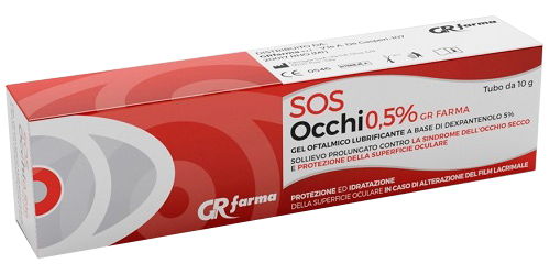 GEL OFTALMICO LUBRIFICANTE DEXPANTENOLO 5% SOS OCCHI 0,5% 10 G - Farmacia-flash.it
