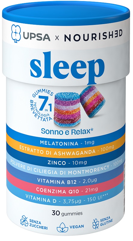 UPSA X NOURISHED SLEEP 30 GUMMIES - Farmacia-flash.it