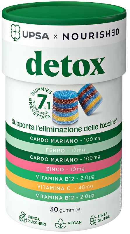 UPSA X NOURISHED DETOX 30 GUMMIES - Farmacia-flash.it