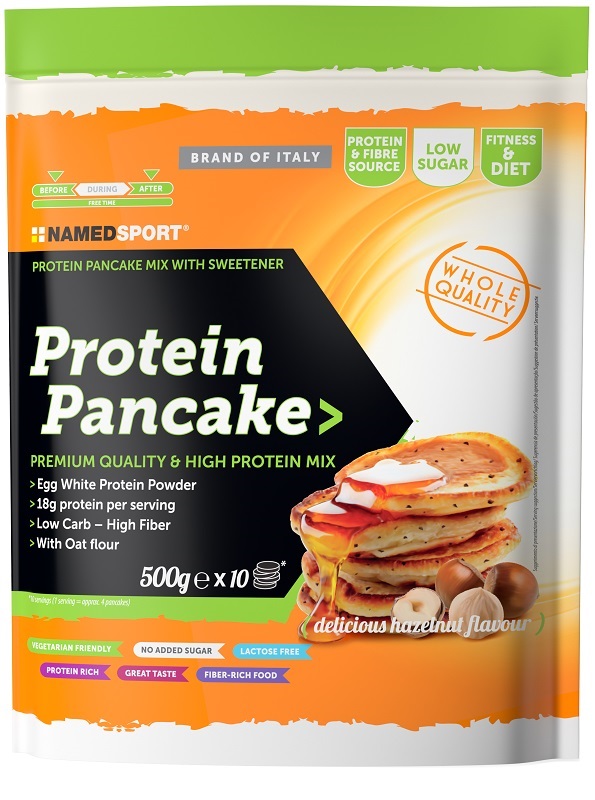 PROTEIN PANCAKE DELICIOUS HAZELNUT 500 G - Farmacia-flash.it
