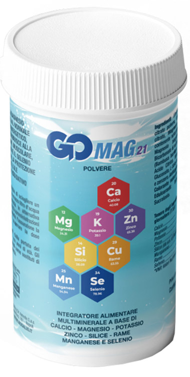 GOMAG21 150 G MULTIMINERALE SENZA GLUTINE SENZA LATTOSIO CON EDULCORANTI - Farmacia-flash.it