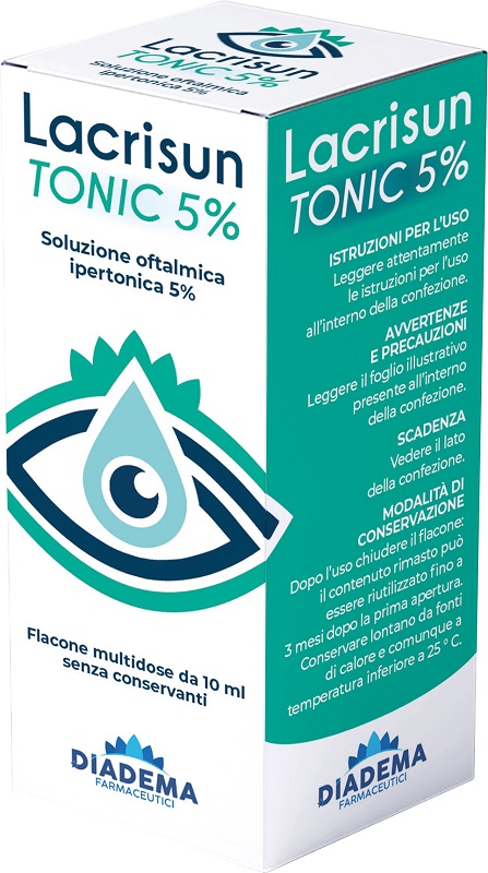 SOLUZIONE OFTALMICA IPERTONICA LACRISUN TONIC 5% 10 ML - Farmacia-flash.it
