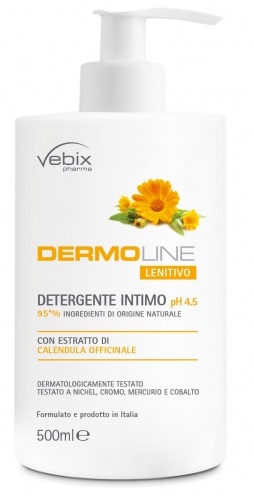 VEBIX DERMOLINE CALENDULA DETERG.INTIMO 500 ML - Farmacia-flash.it