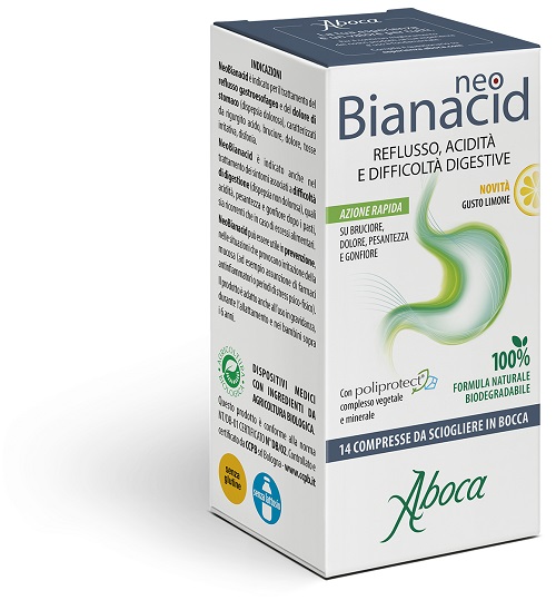 NEOBIANACID 14 COMPRESSE LIMONE - Farmacia-flash.it