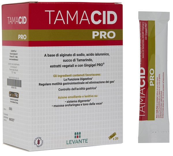 TAMACID PRO 20 STICK PACK 15 G SENZA GLUTINE SENZA LATTOSIO - Farmacia-flash.it