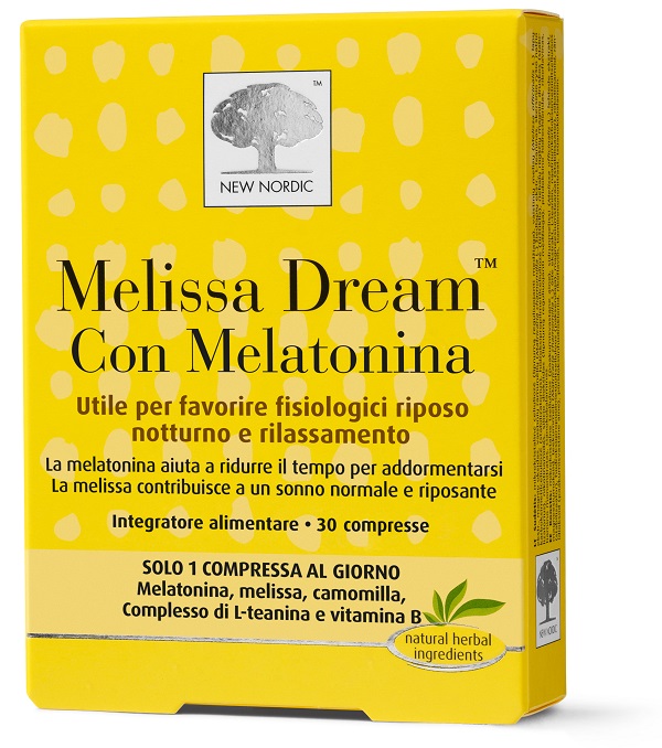 MELISSA DREAM CON MELATONINA 30 COMPRESSE - Farmacia-flash.it