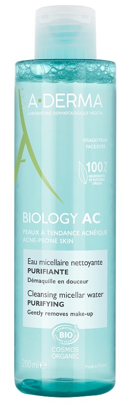 ADERMA BIOLOGY AC ACQUA MICELLARE DETERGENTE PURIFICANTE 200 ML - Farmacia-flash.it