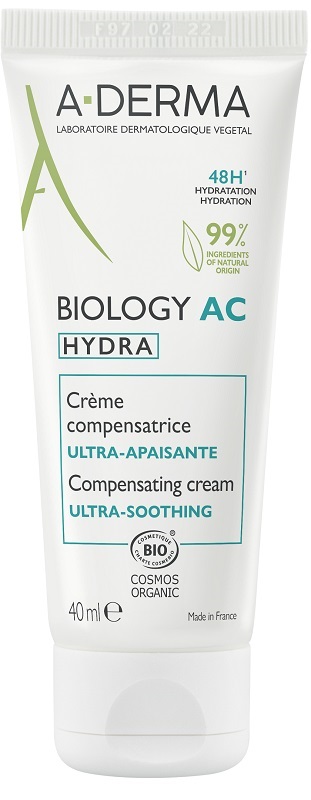 ADERMA BIOLOGY AC HYDRA CREMA COMPENSATRICE ULTRA LENITIVA 40 ML - Farmacia-flash.it