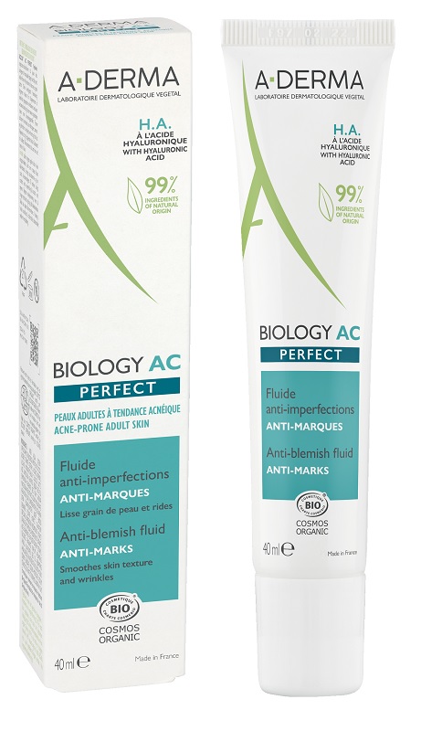 ADERMA BIOLOGY AC PERFECT FLUIDO ANTI IMPERFEZIONI 40 ML - Farmacia-flash.it