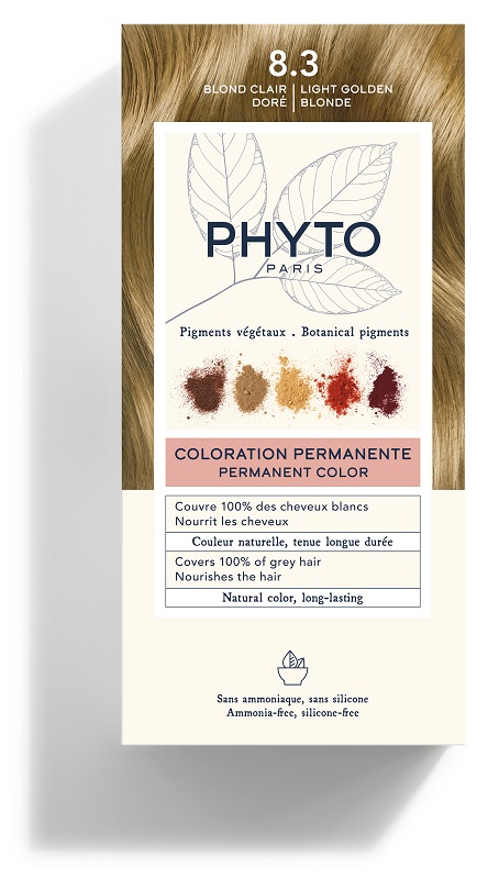 COLOR KIT 8,3 BIONDO CHIARO DORATO LATTE RIVELATORE 50 ML + CREMA COLORANTE 50 ML + MASCHERA PROTETTIVA COLORE 12 ML + GUANTI - Farmacia-flash.it
