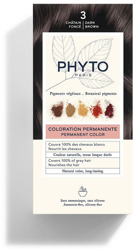 COLOR KIT 3 CASTANO SCURO LATTE RIVELATORE 50 ML + CREMA COLORANTE 50 ML + MASCHERA PROTETTIVA COLORE 12 ML + GUANTI - Farmacia-flash.it