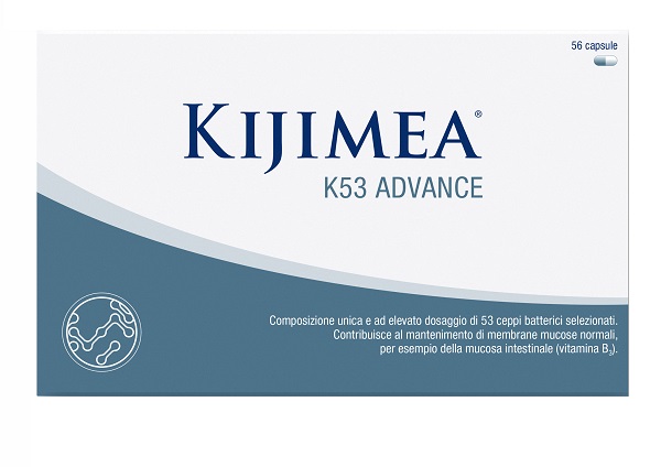 KIJIMEA K53 ADVANCE 56 CAPSULE SENZA EDULCORANTI SENZA GLUTINE SENZA LATTOSIO - Farmacia-flash.it