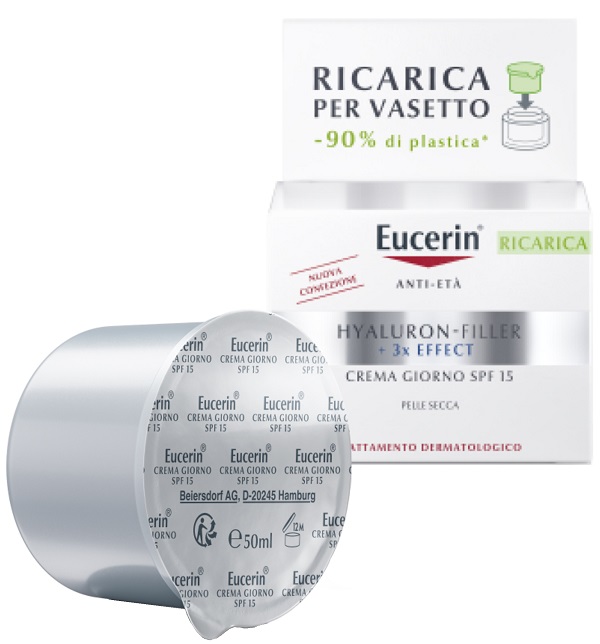 EUCERIN FACE CREAM ANTI AGE HYALURON GIORNO SPF15 50 ML - Farmacia-flash.it