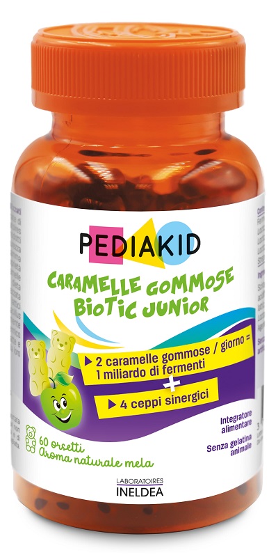 PEDIAKID BIOTIC JUNIOR 60 ORSETTI GOMMOSI - Farmacia-flash.it