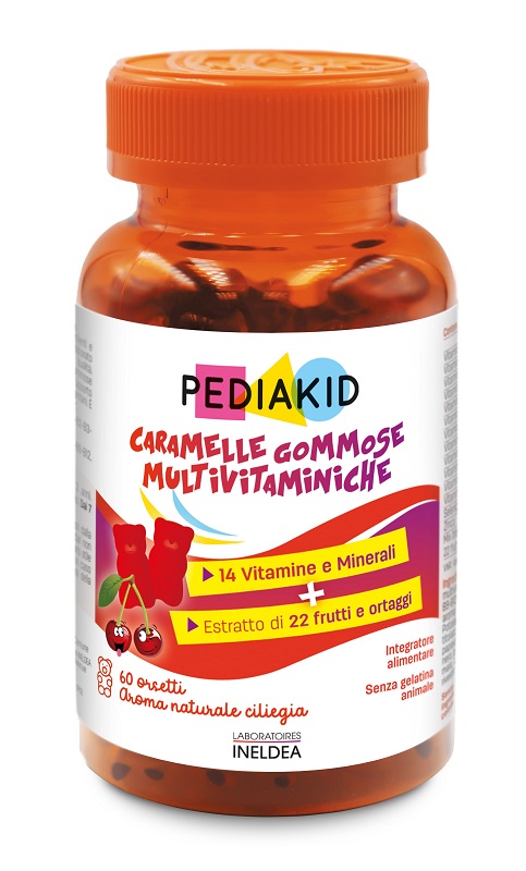PEDIAKID MULTIVITAMINICO 60 ORSETTI GOMMOSI - Farmacia-flash.it